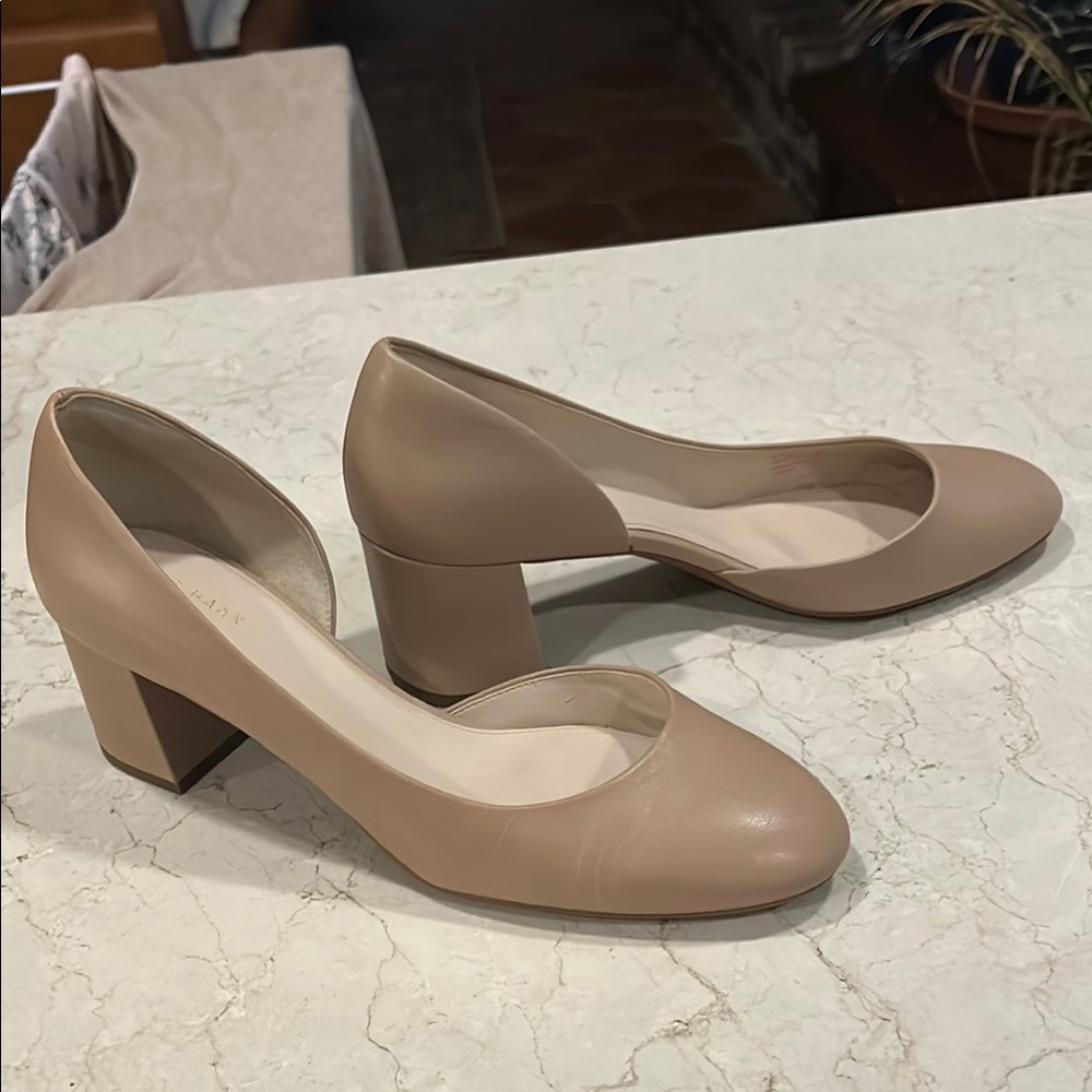 Cole Haan Women's Tan Block Heel Shoes